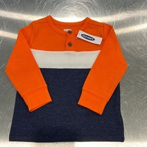 NWT Old Navy Toddler Henley Long Sleeved T shirt